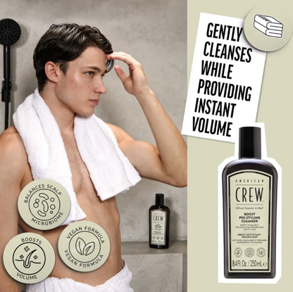 American Crew Boost Pre Styling Shampoo 250ml by American Crew - Sustainable Living (View 4)