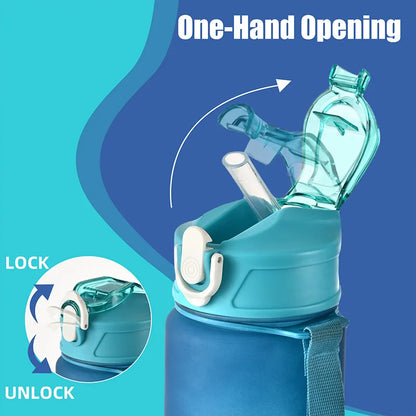 1PCS 800ML Large Capacity Sports Water Bottle Leak Proof Colorful Plastic Cup Drinking Outdoor Travel Portable Gym Fitness Jugs by Sama Homes - Sustainable Living (View 10)