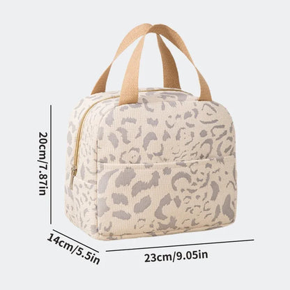 1 Pack of Ink Pattern Insulation Bag, Bento Bag, Lunch Box Bag, Outdoor Travel Ice Pack, Picnic Bag, Lunch Bag – Image 6