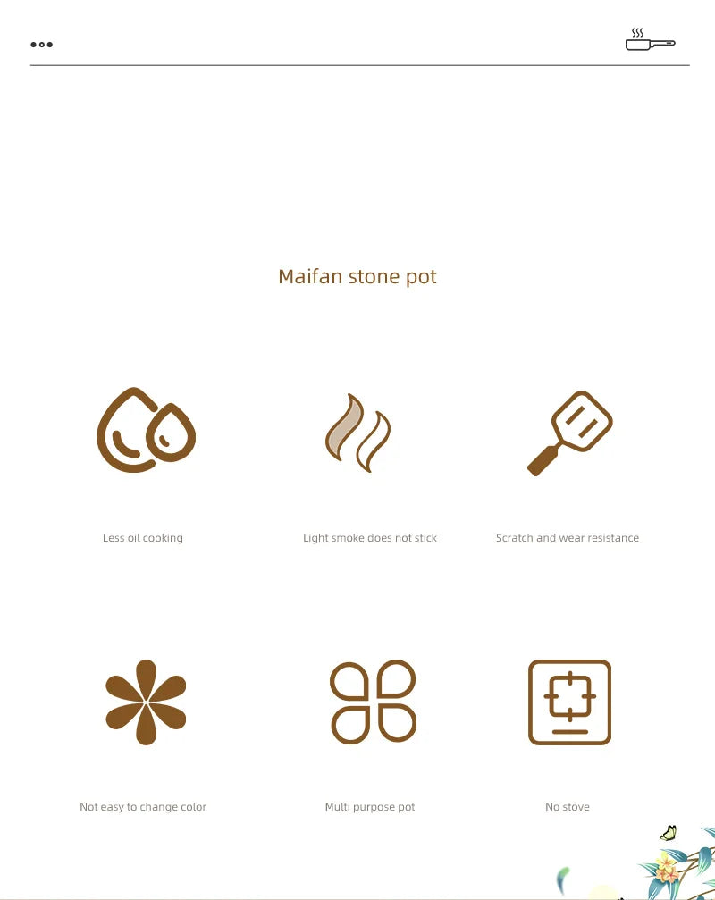 GIANXI Nonstick Pan Multifunctional Aluminum Alloy Coated With Medical Stone Wok Steak Egg Pancake Pot Set Kitchen Utensils