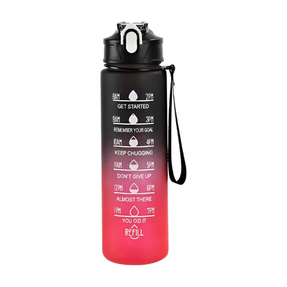 800ML Large Capacity Sports Water Bottle Leak Proof Plastic Drinking Cup With Scale Suitable For Travel Fitness Leakproof by Sama Homes - Sustainable Living (View 15)