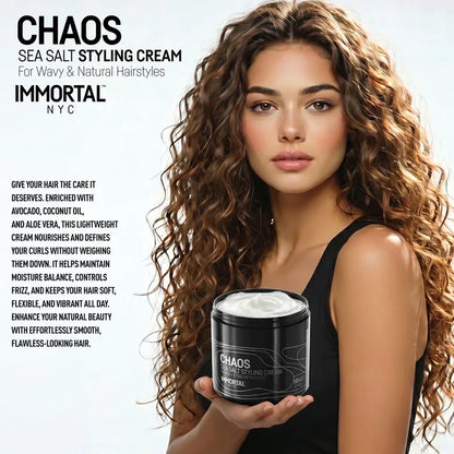 Immortal NYC Chaos Sea Salt Styling Cream 500ML by Immortal - Sustainable Living (View 3)