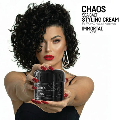 Immortal NYC Chaos Sea Salt Styling Cream 500ML by Immortal - Sustainable Living (View 4)
