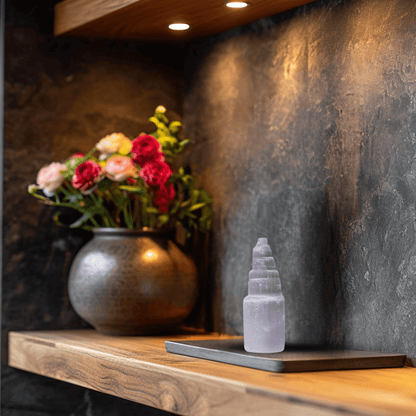 Selenite Himalayan Tower by SAMAHealing - Sustainable Living (View 2)