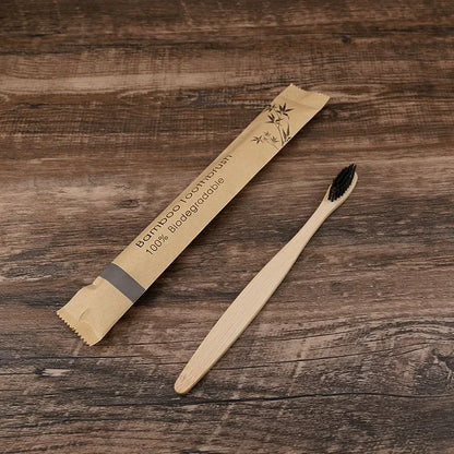 30pcs ECO Friendly Toothbrush Bamboo Toothbrushes Resuable Portable Adult Wooden Soft Tooth Brush For Home Travel Hotel by SAMA Homes - Sustainable Living (View 3)