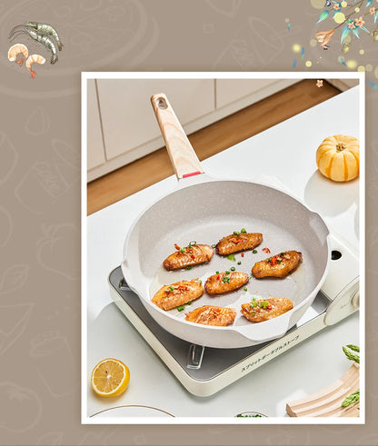 GIANXI Nonstick Pan Multifunctional Aluminum Alloy Coated With Medical Stone Wok Steak Egg Pancake Pot Set Kitchen Utensils by Sama Homes - Sustainable Living (View 10)