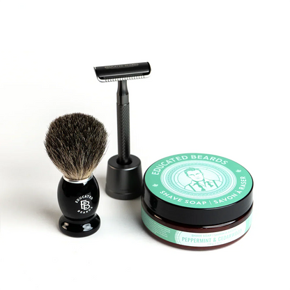 Educated Beards Peppermint & Cedarwood Shave Kit by Educated Beards - Sustainable Living (View 2)