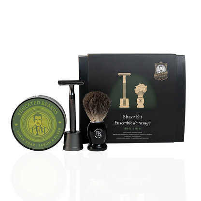 Educated Beards Smoke & Moss Shave Kit by Educated Beards - Sustainable Living