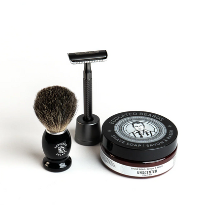 Educated Beards Unscented Shave Kit by Educated Beards - Sustainable Living (View 2)
