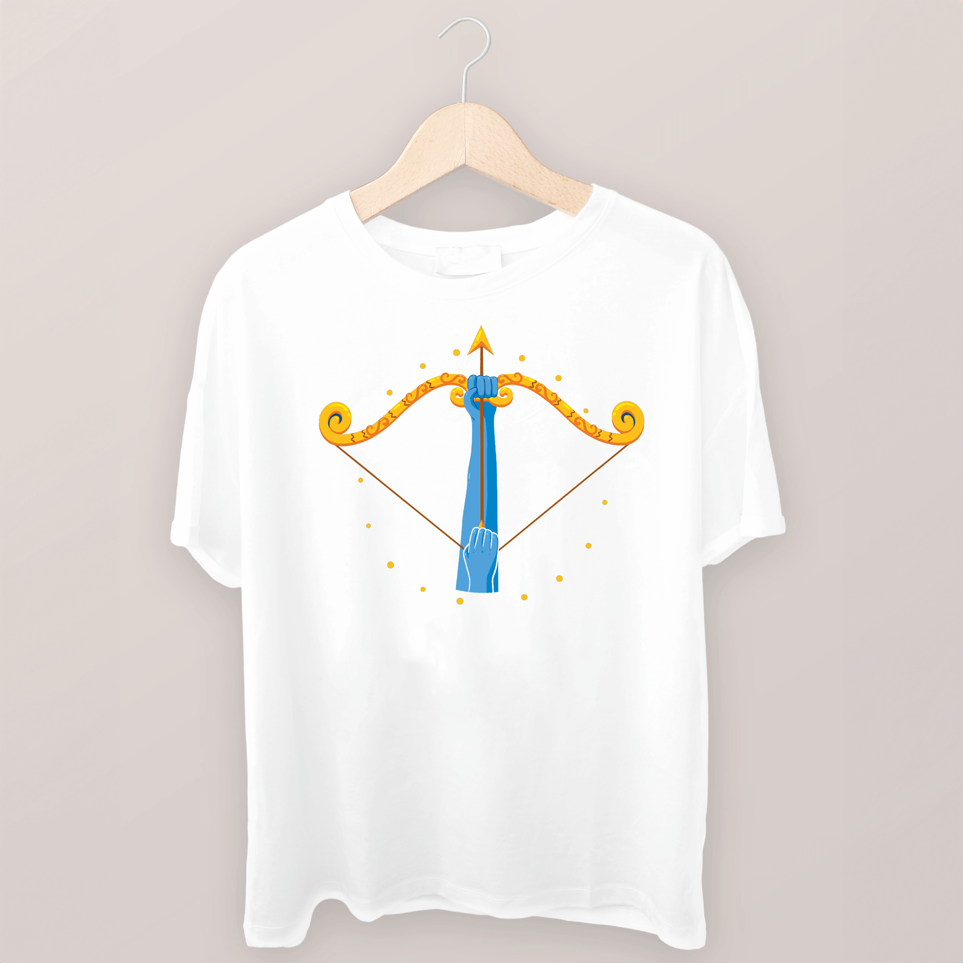Lord Ram Bow Printed 100% cotton Oversized T-shirt - Sama Homes - Image 3
