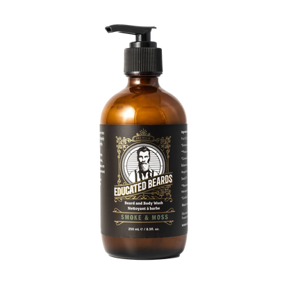 Educated Beards Purifying Beard & Body Wash - Smoke & Moss, 250ml by Educated Beards - Sustainable Living (View 2)