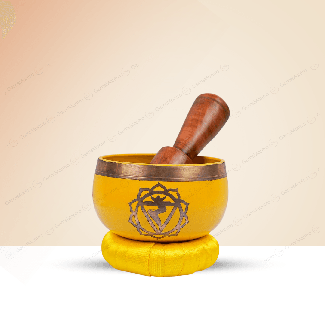 Solar Plexus Chakra Singing Bowl - Eco-friendly - Sama Homes