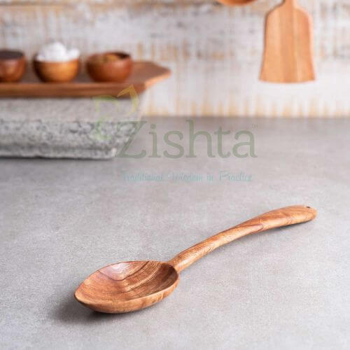 South Indian Breakfast Neem Wooden Ladle Set