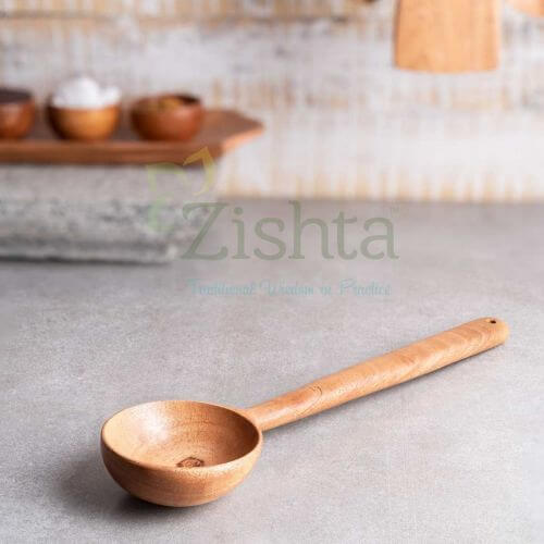South Indian Breakfast Neem Wooden Ladle Set