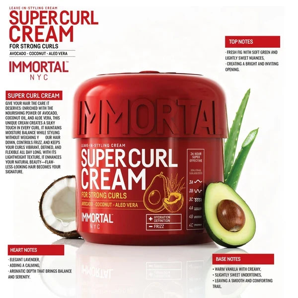 Immortal NYC Super Curl Cream 500ML by Immortal - Sustainable Living (View 2)
