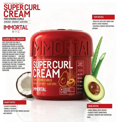 Immortal NYC Super Curl Cream 500ML by Immortal - Sustainable Living (View 2)