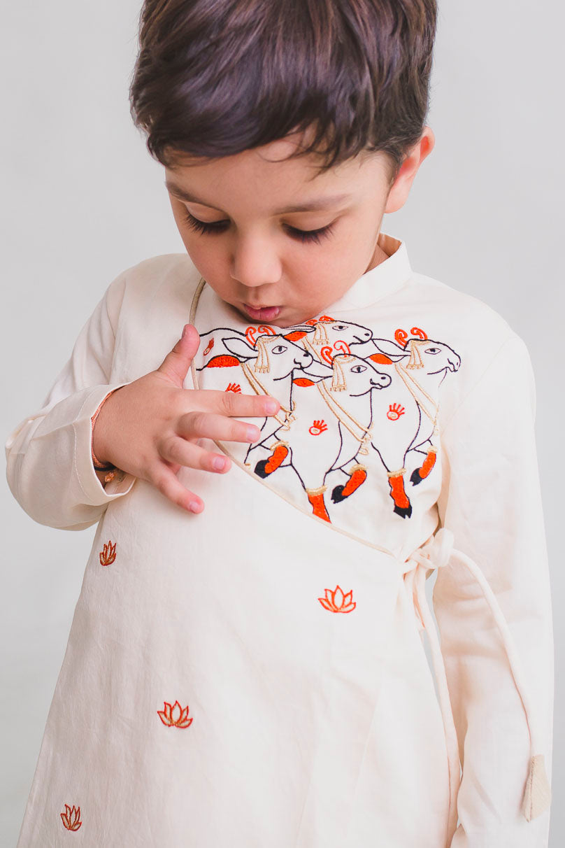 Krishna Cow Herd Kurta Dhoti Set