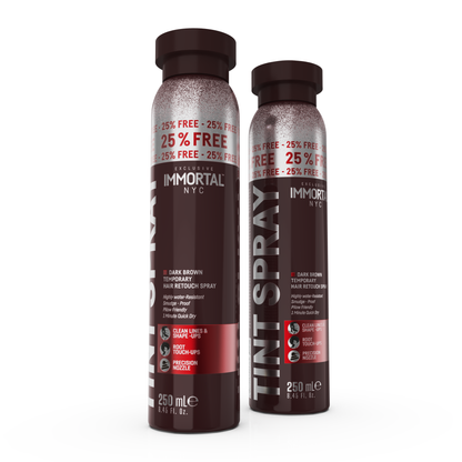 Immortal NYC Hair Retouch Temporary Tint Spray Dark Brown 250ML by Immortal - Sustainable Living (View 2)