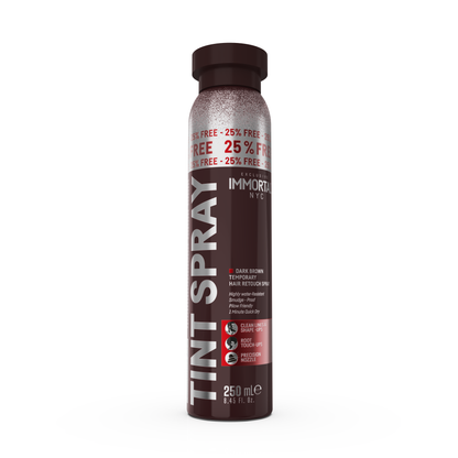 Immortal NYC Hair Retouch Temporary Tint Spray Dark Brown 250ML by Immortal - Sustainable Living