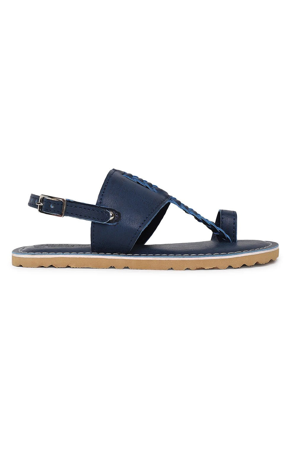 Boy Blue Braid Kohlapuri Sandal