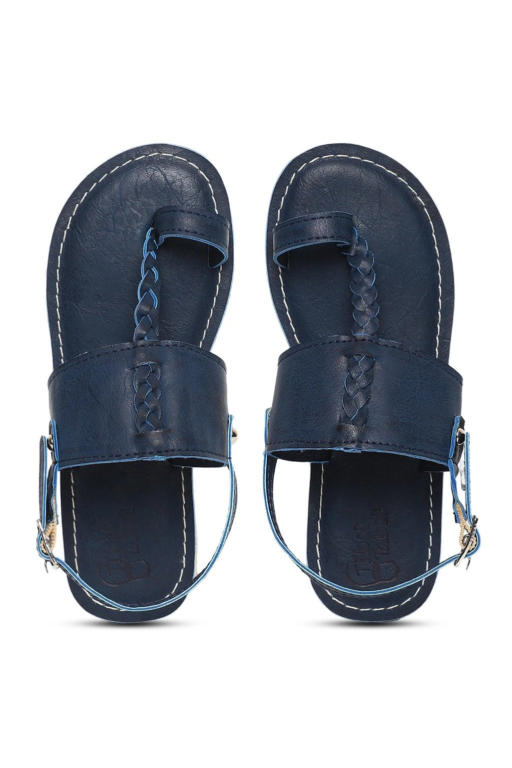 Boy Blue Braid Kohlapuri Sandal