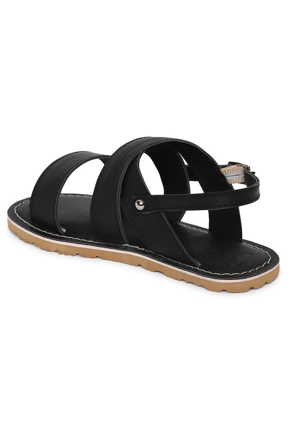 Boy Black Criss Cross Sandal - Image 4