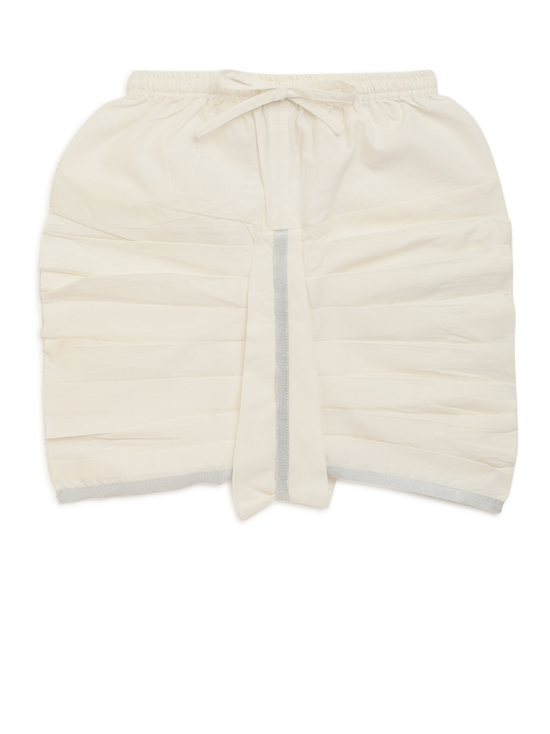 Baby Boy Yellow Embroidered Swan Dhoti Set - Image 6