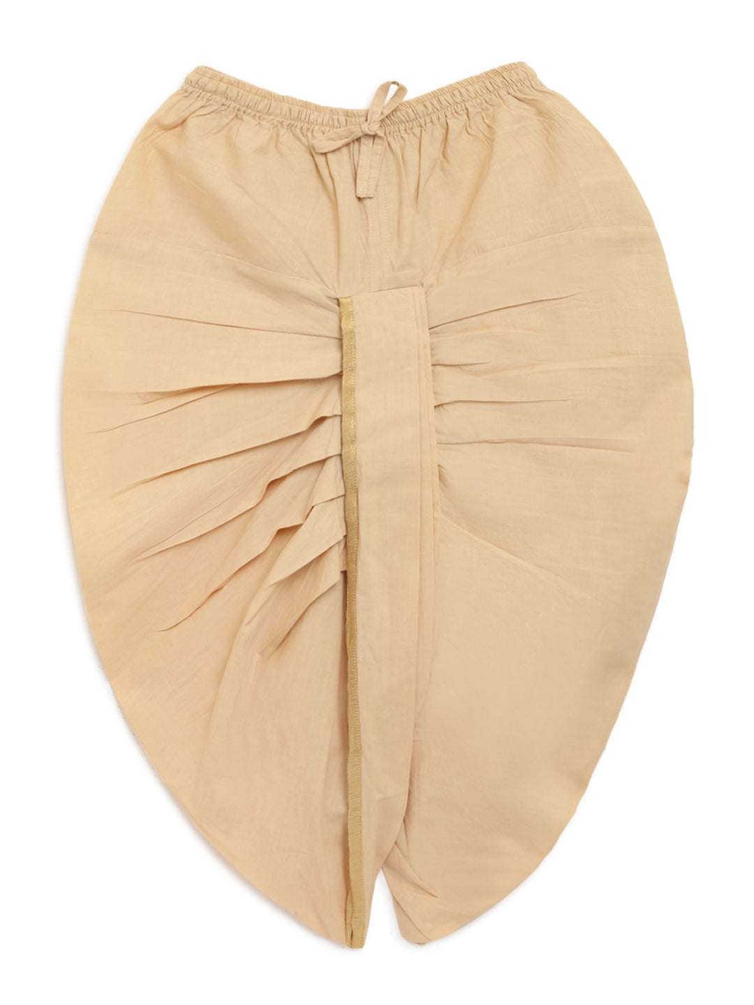 Boys Silk Green Dhoti Set