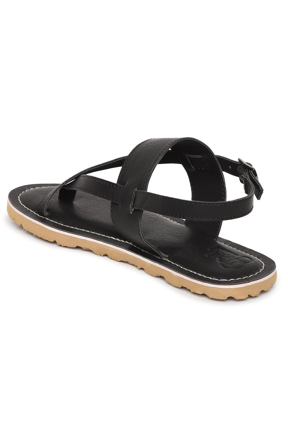 Boys Black Nawab Sandal - Image 4