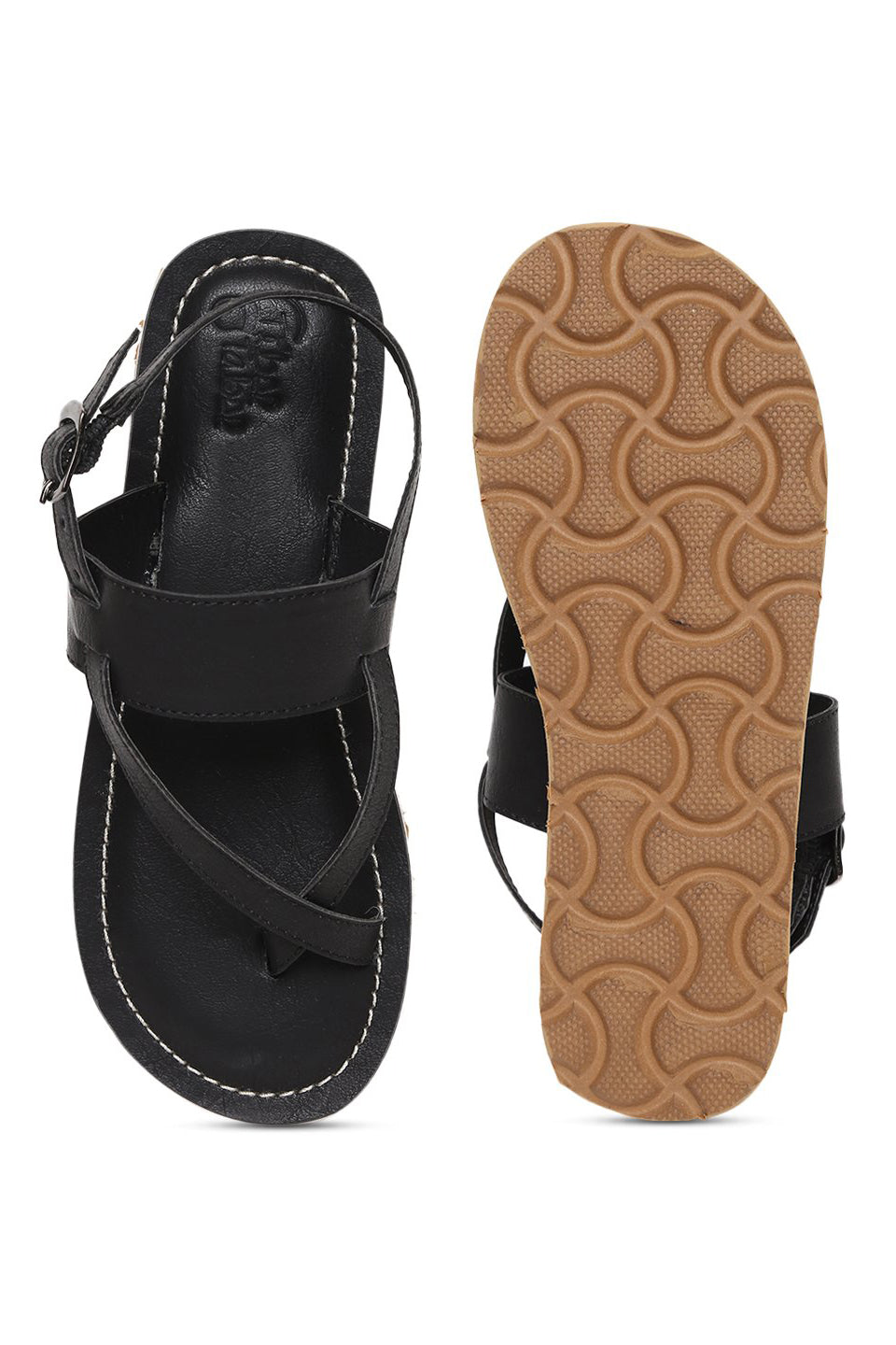 Boys Black Nawab Sandal