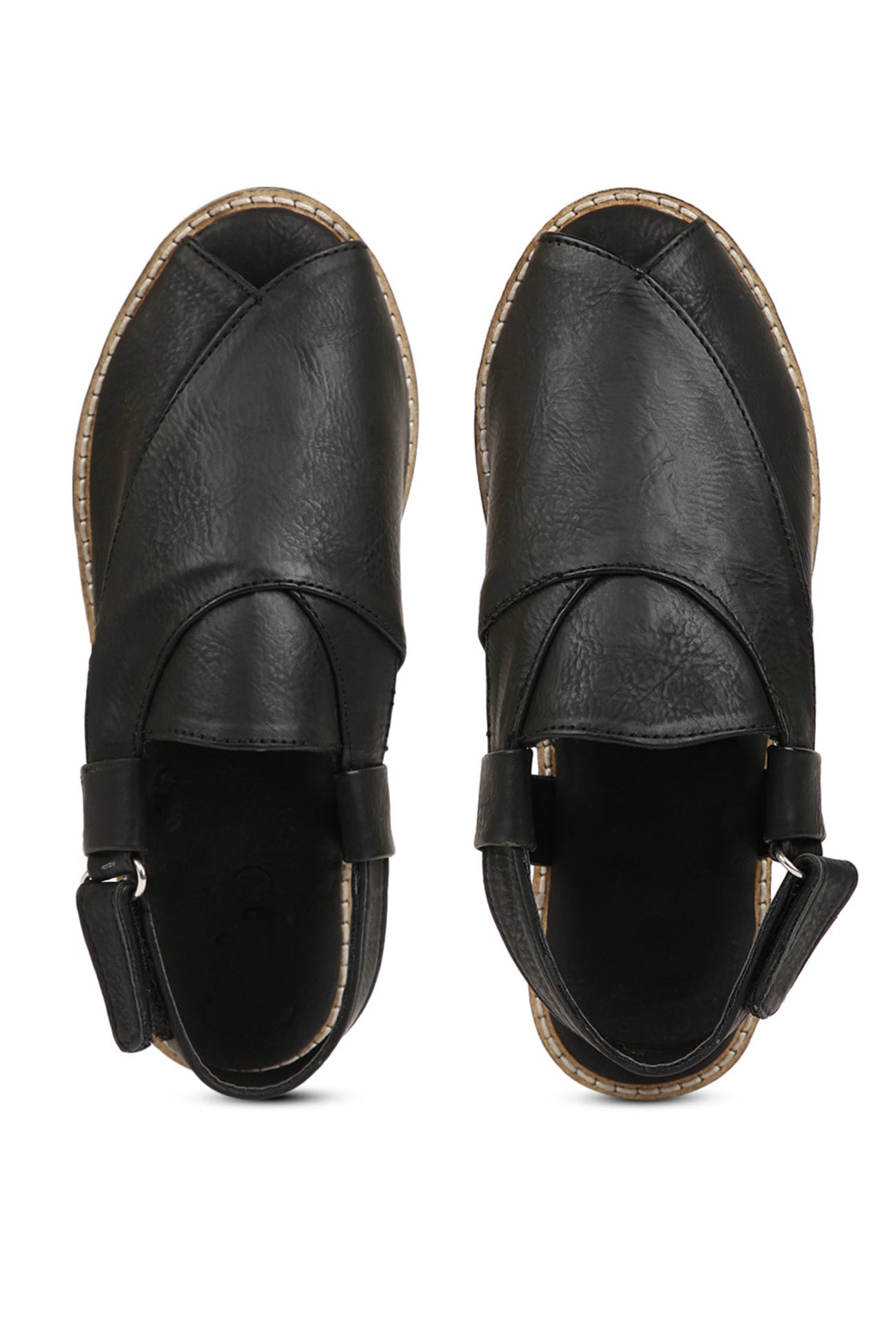 Boys Black Peshawari Shoes