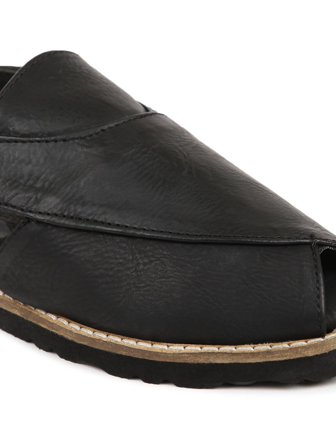 Boys Black Peshawari Shoes