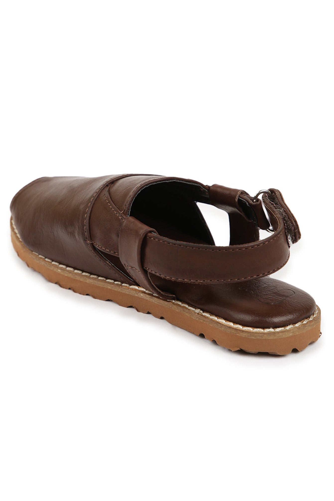 Boys Brown Peshawari Shoes