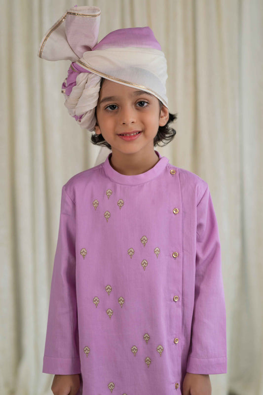 Safa Turban Ombre Fabric - Purple