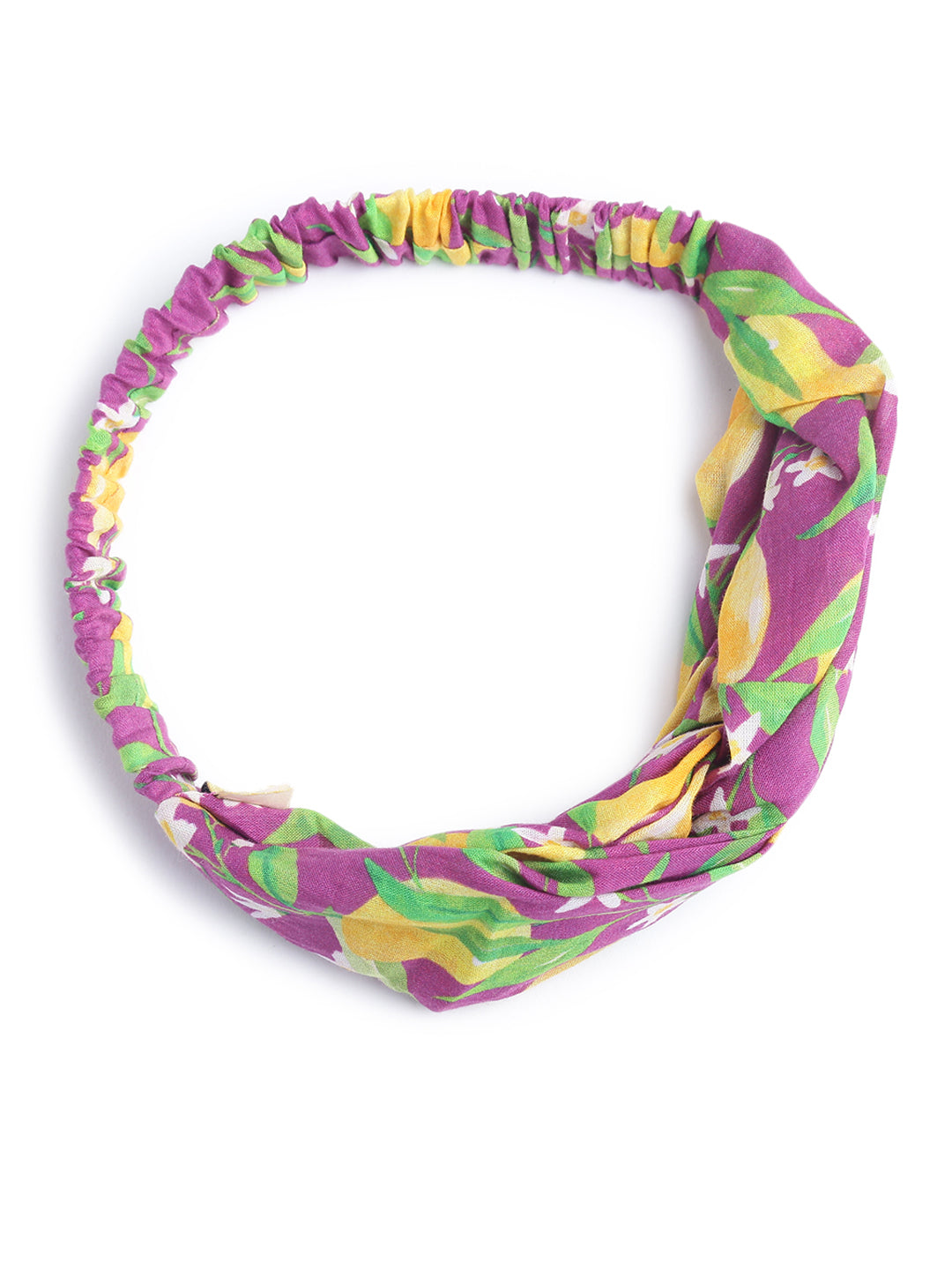 Girls Headband Mango Print - Purple - Image 2