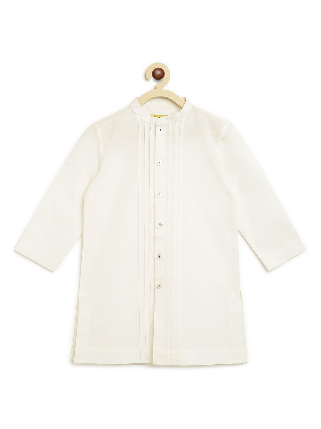 Boys Blue Marble Bundi Kurta Set - Image 7