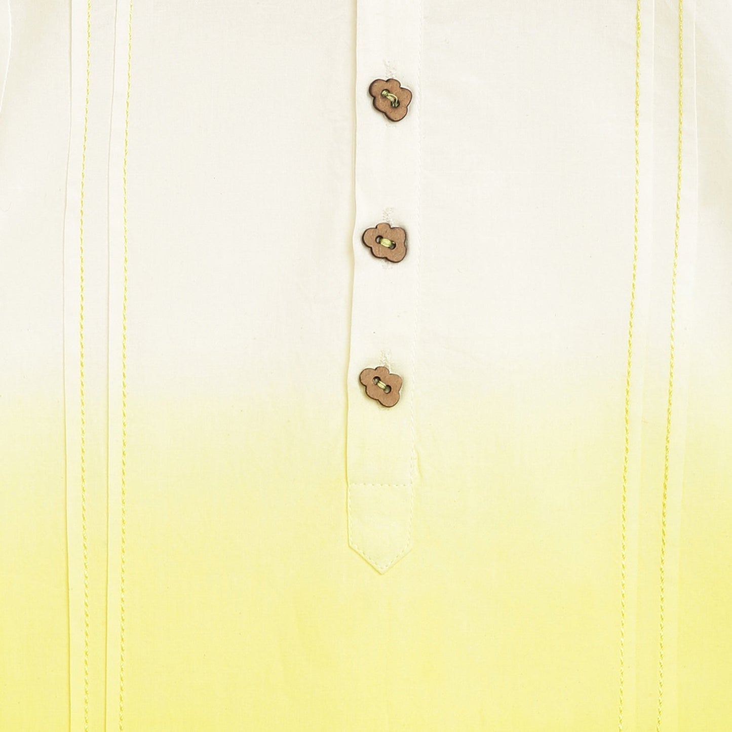 Boys Yellow Ombre Kurta