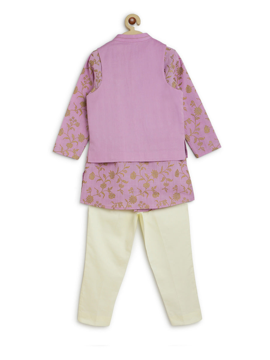 Sadabahar Bundi Set - Purple