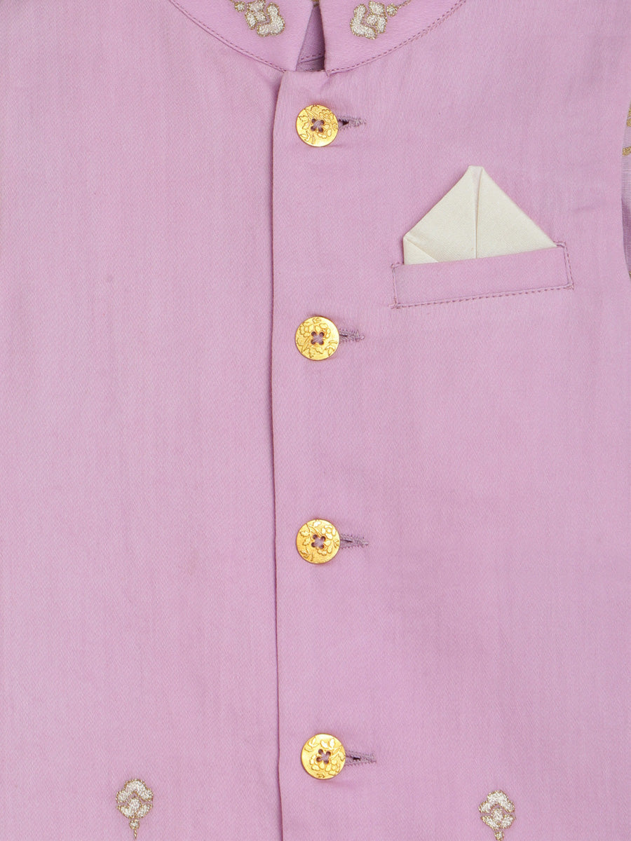 Sadabahar Bundi Set - Purple - Image 8