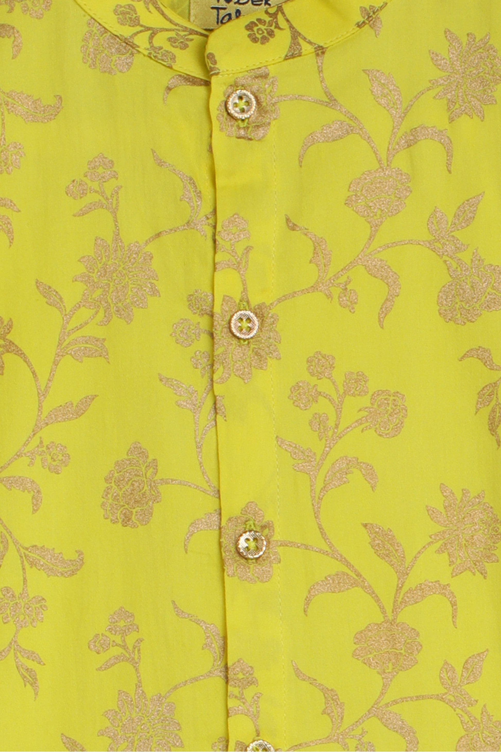 Sadabahar Bundi Set - Yellow - Image 9