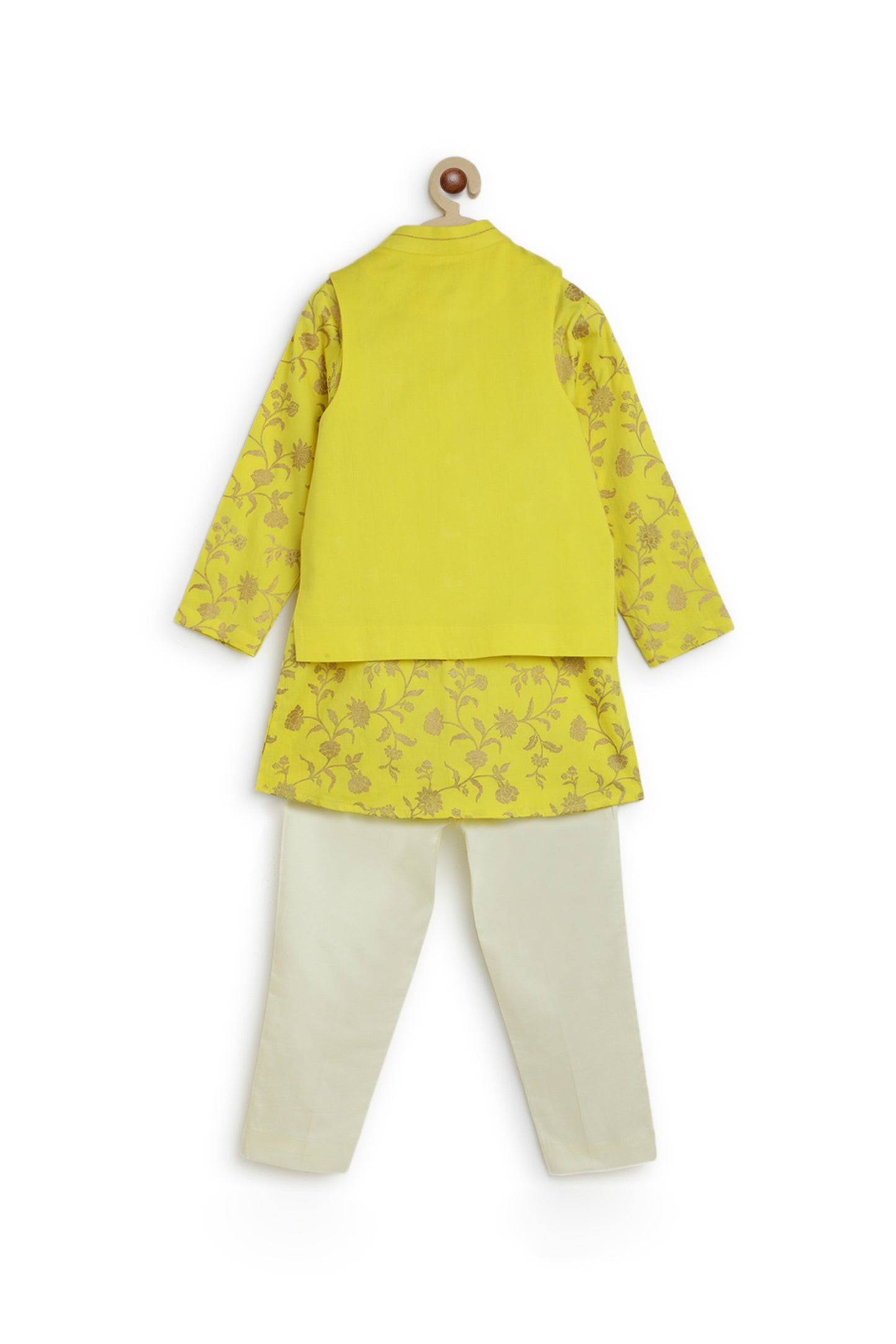 Sadabahar Bundi Set - Yellow