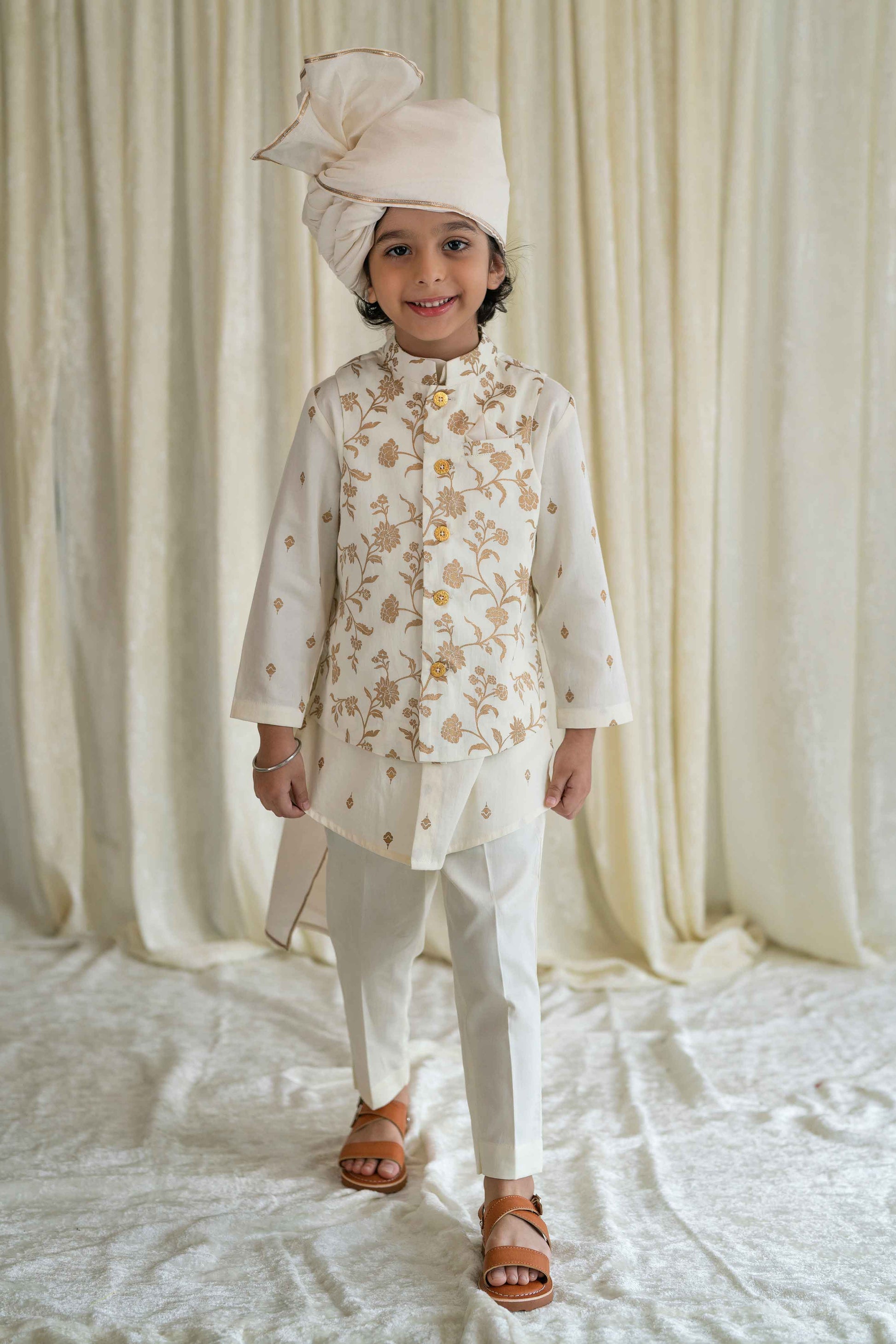 Sadabahar Bundi Set - Cream - Eco-friendly - Sama Homes