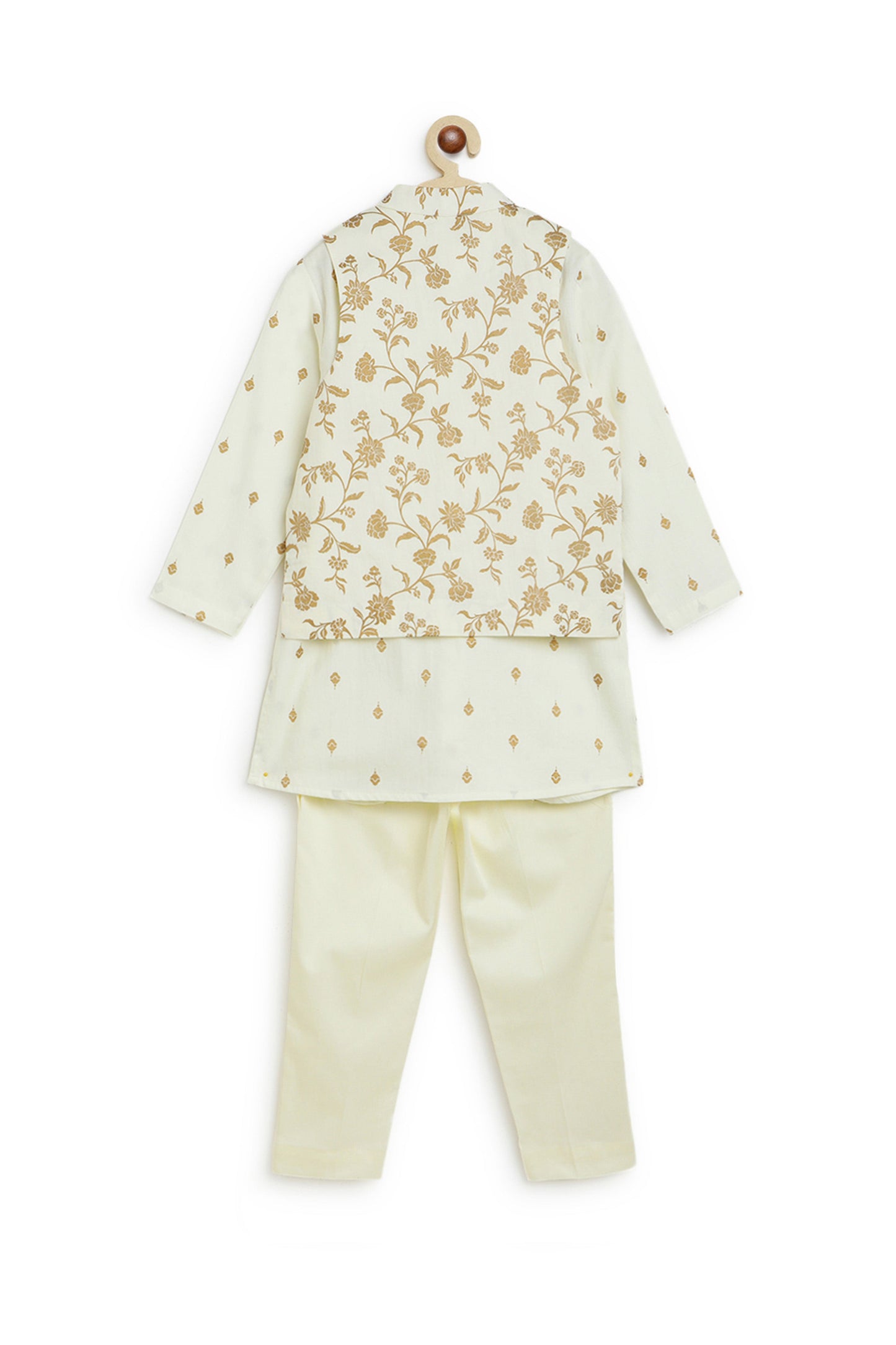 Sadabahar Bundi Set - Cream