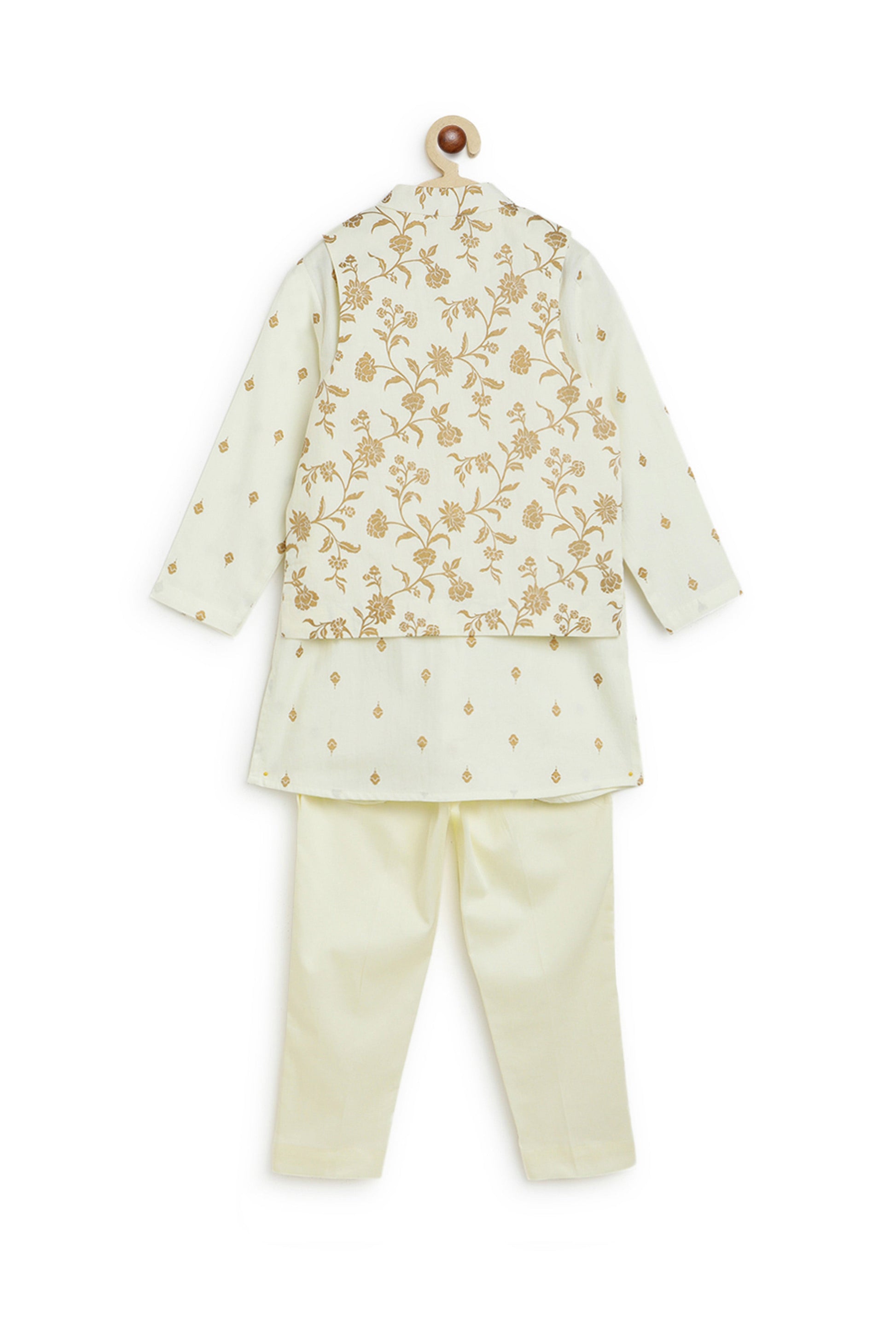 Sadabahar Bundi Set - Cream - Image 5