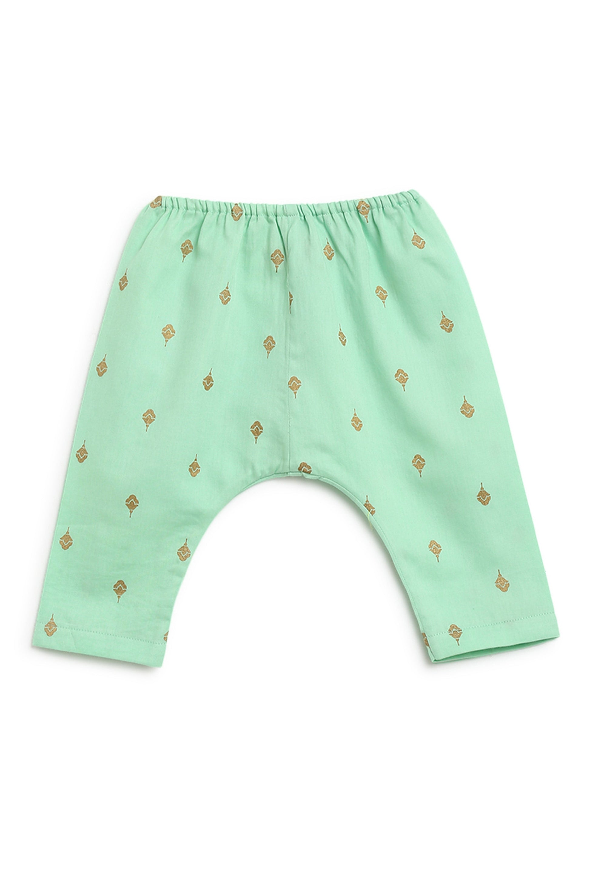 Sadabahar Unisex Jhabla Set - Green - Image 7
