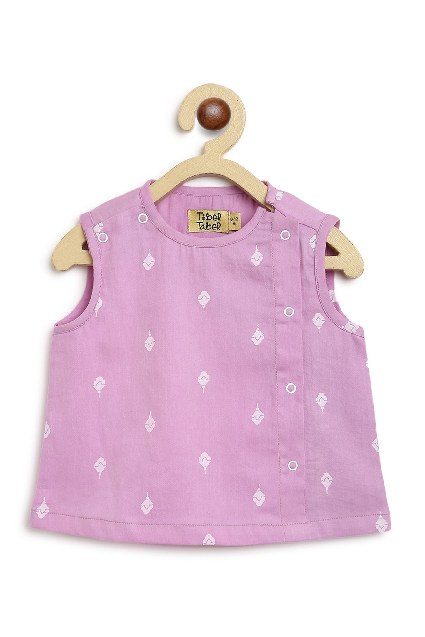 Sadabahar Unisex Jhabla Set - Purple