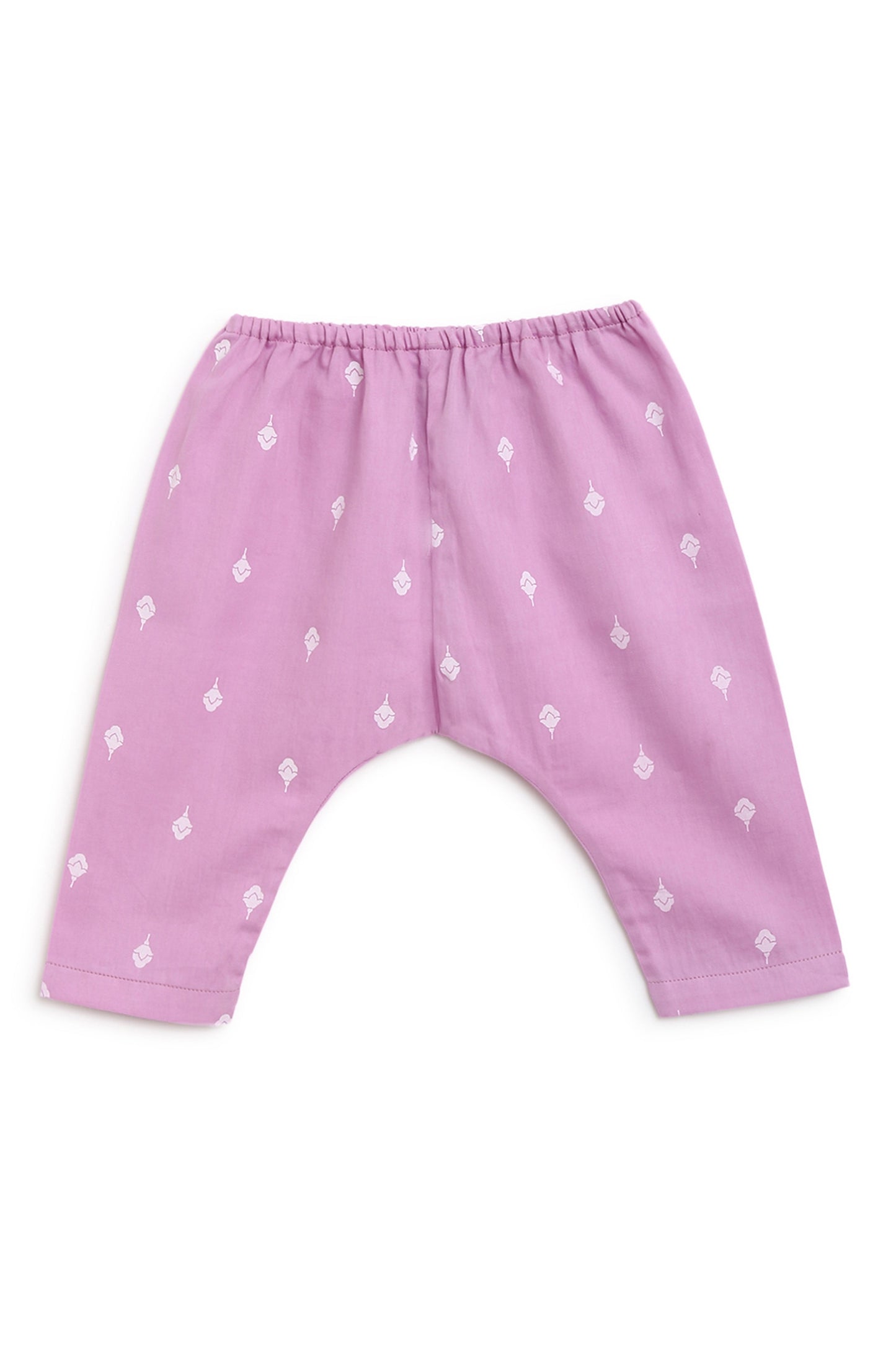 Sadabahar Unisex Jhabla Set - Purple