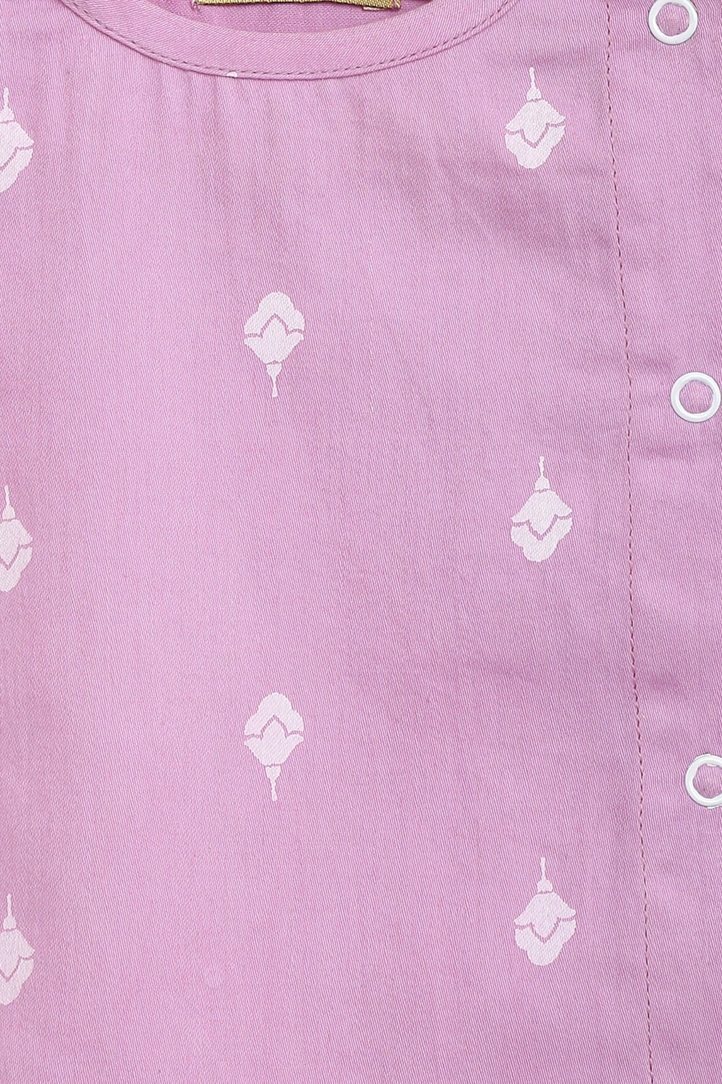 Sadabahar Unisex Jhabla Set - Purple