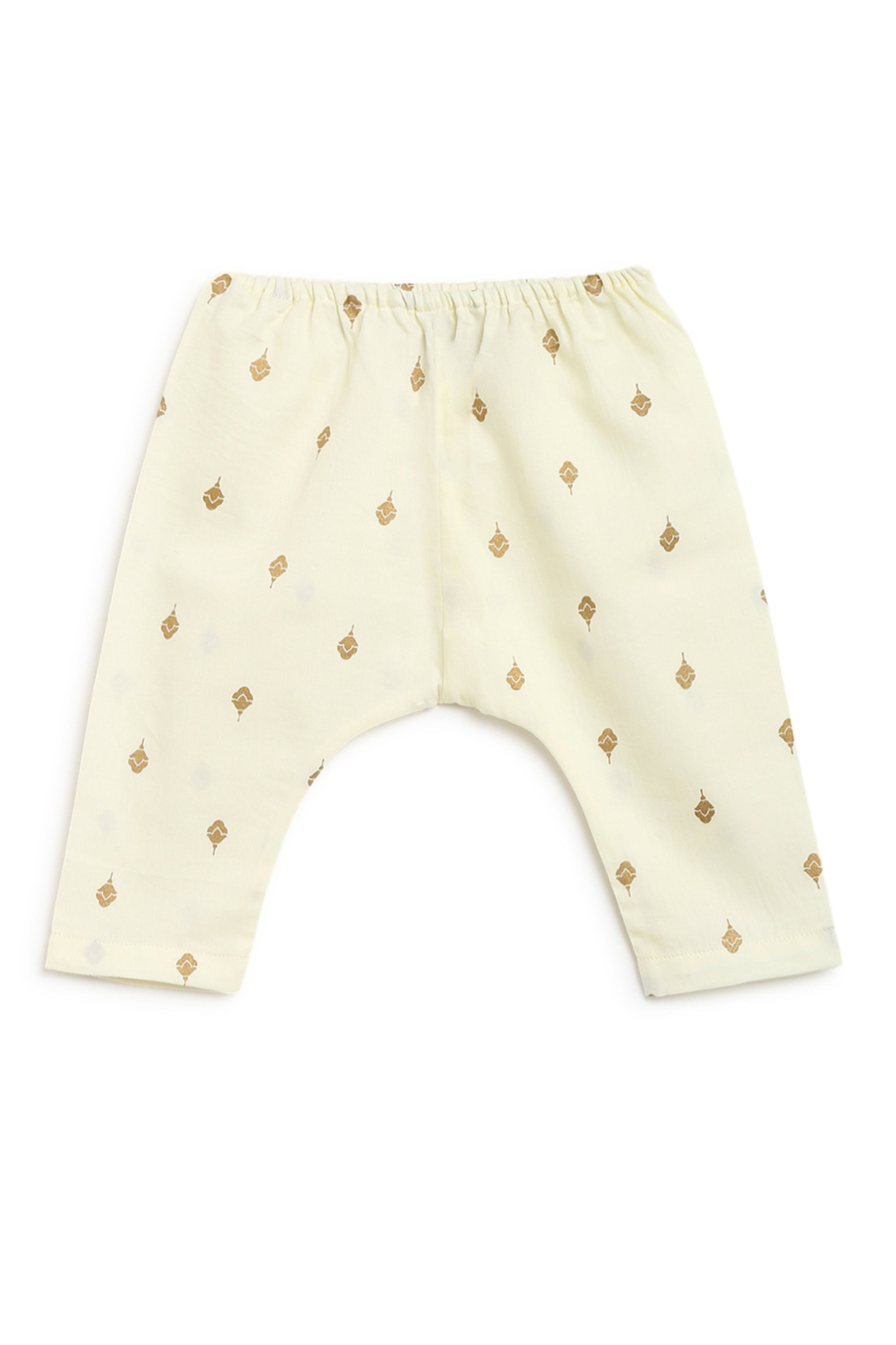 Sadabahar Unisex Jhabla Set - Cream - Image 6