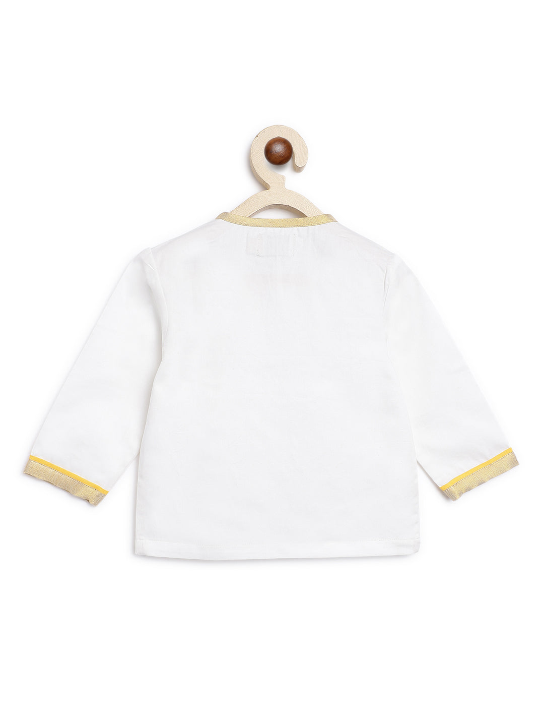 Baby Boy Krishna Dhoti Set-White - Image 5